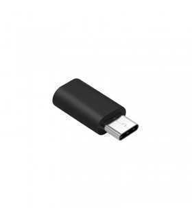Adaptor micro USB mama - USB Type C tata negru