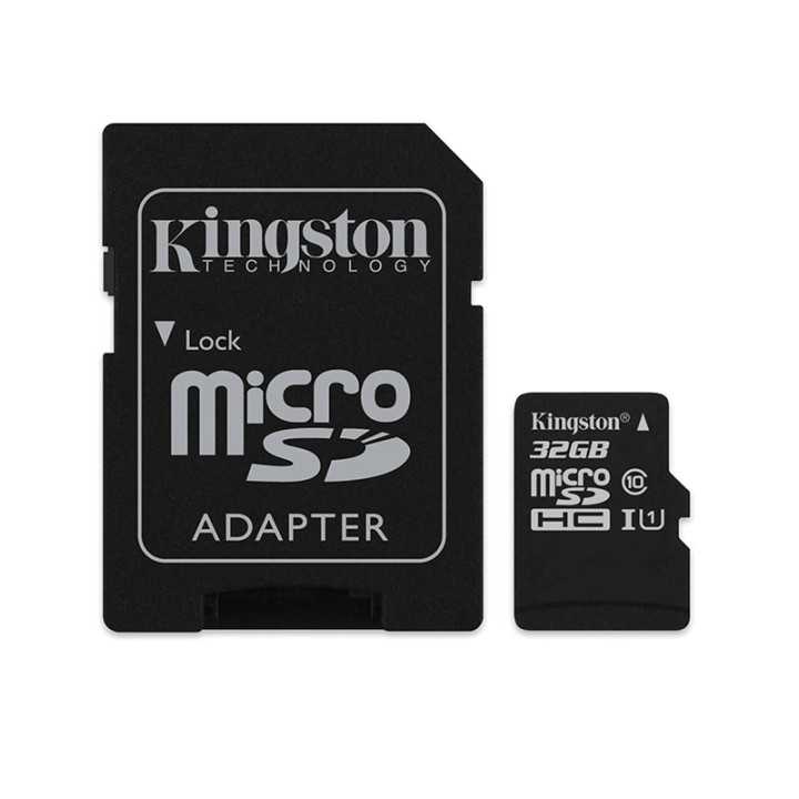 Card microSD 32GB Clasa 10 +adaptor SD Kingston