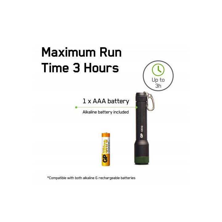 Lanterna LED tip breloc GP CK12 20lm 1x AAA