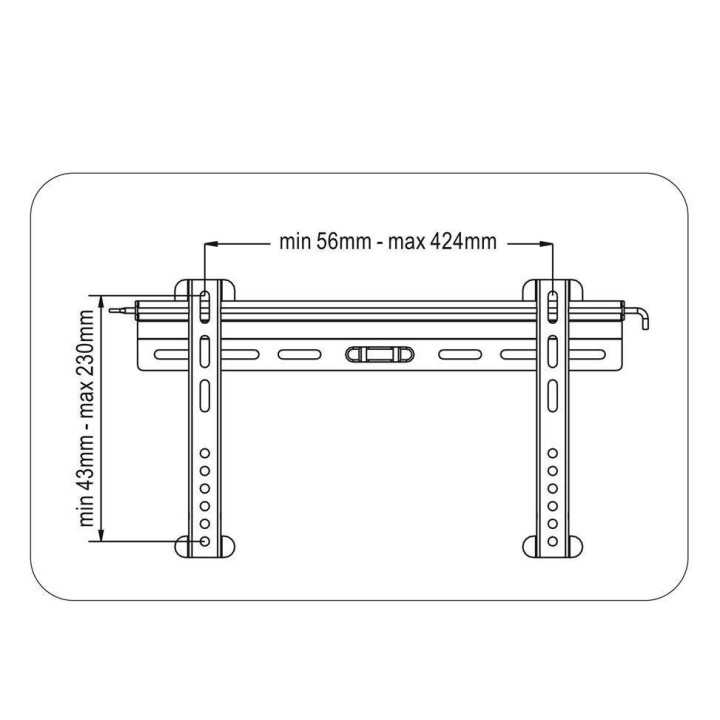 Suport universal pentru LCD TV 23-58 inch 147cm max 45kg Goobay