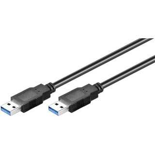 Cablu USB 3.0 A tata - tata 1m SuperSpeed 5Gbit/s Goobay