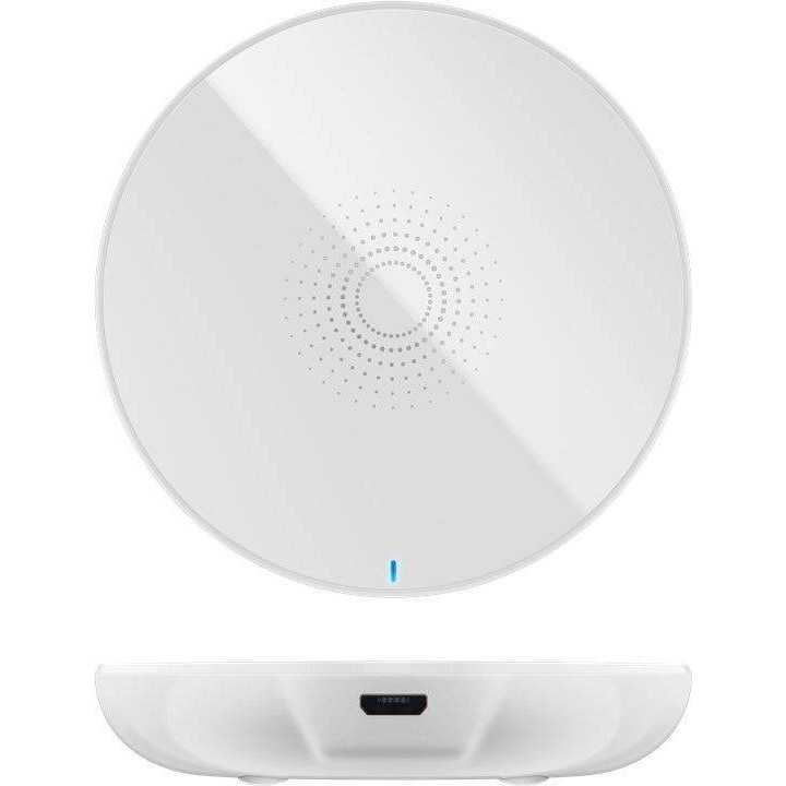 Incarcator fara fir wireless 5W 1A alb pentru dispozitive standard QI Goobay