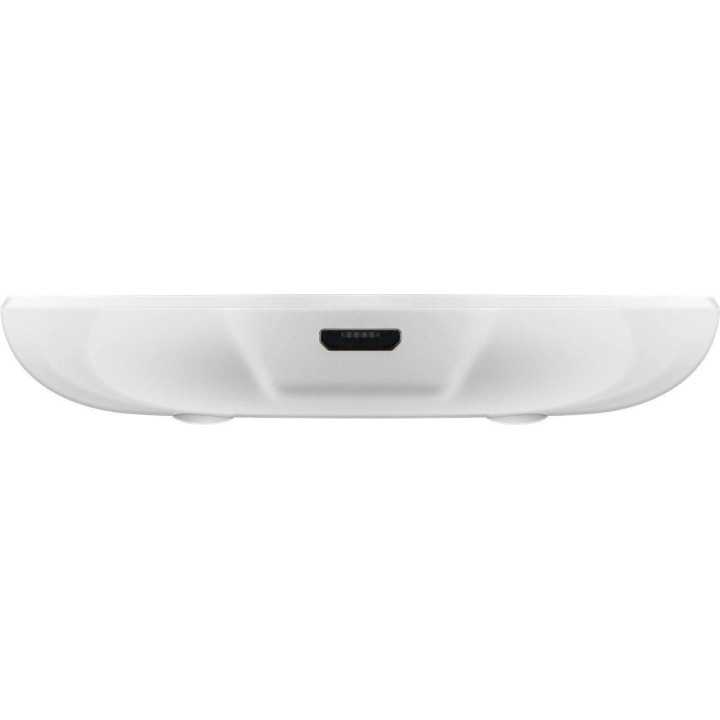 Incarcator fara fir wireless 5W 1A alb pentru dispozitive standard QI Goobay