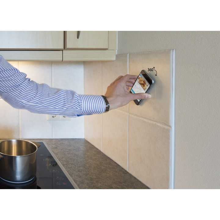 Kit suport negru montare telefon universal Konig