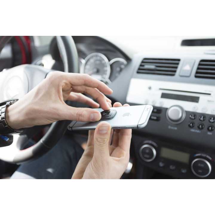 Kit suport negru montare telefon universal Konig