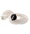 Cablu prelungitor 10m 3x1.5mm alb IP20 3500W 16A Well