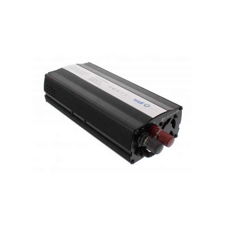Invertor de tensiune cu USB 12V la 220V 600W Well