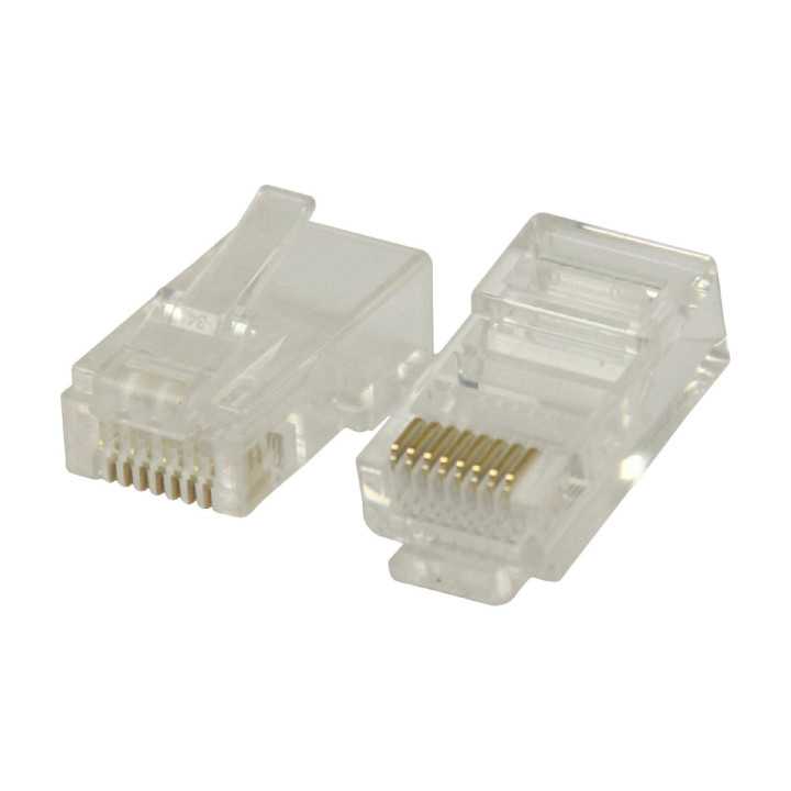 Mufe CAT6 UTP RJ45 SOLID PVC transparent 5buc VALUELINE