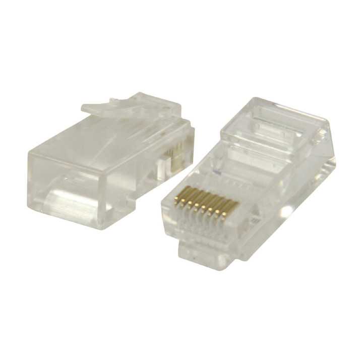 Mufe CAT6 UTP RJ45 SOLID PVC transparent 5buc VALUELINE