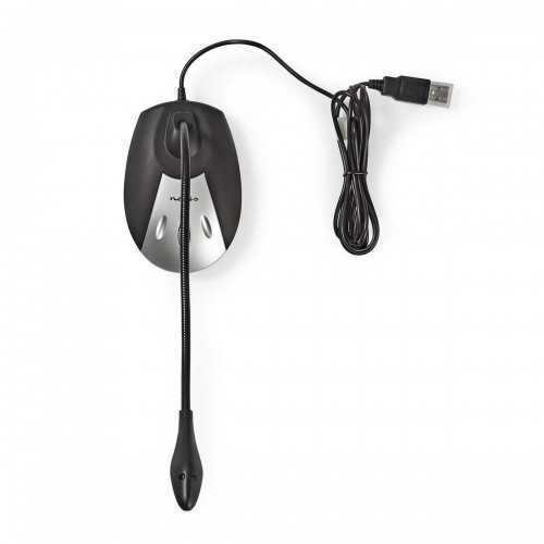Microfon desktop USB negru/gri Noice cancelling Nedis