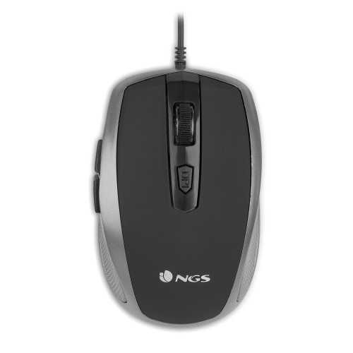 Mouse optic USB 800/1600dpi argintiu NGS