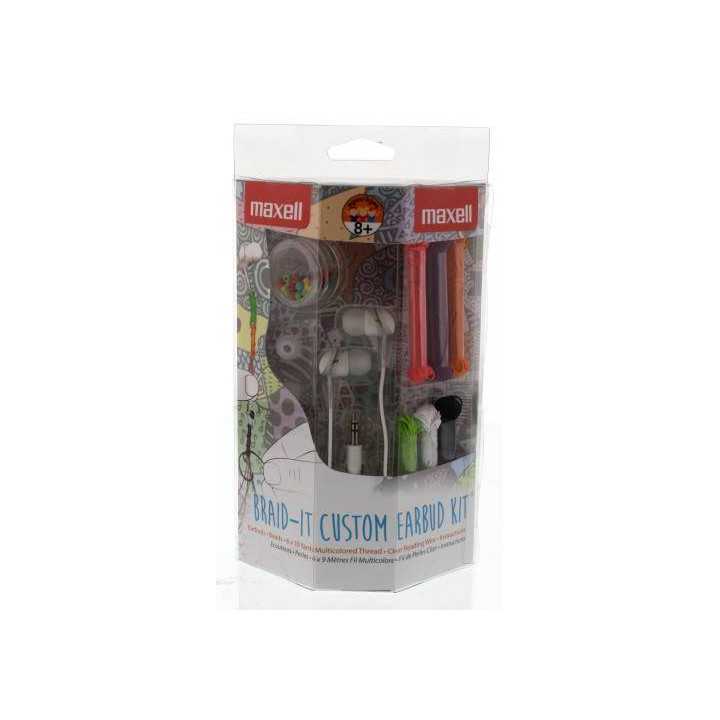Set casca in ureche cu Jack 3.5mm DIY Braid It Maxell