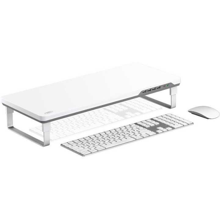 Stand monitor alb cu gri Deepcool M-Desk F1