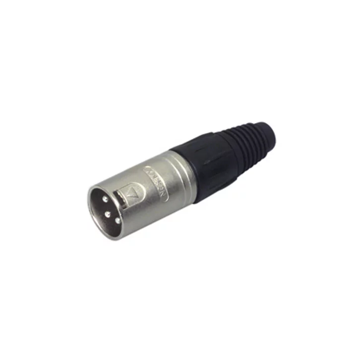 Conector XLR 3 pini tata metalic Neutrik