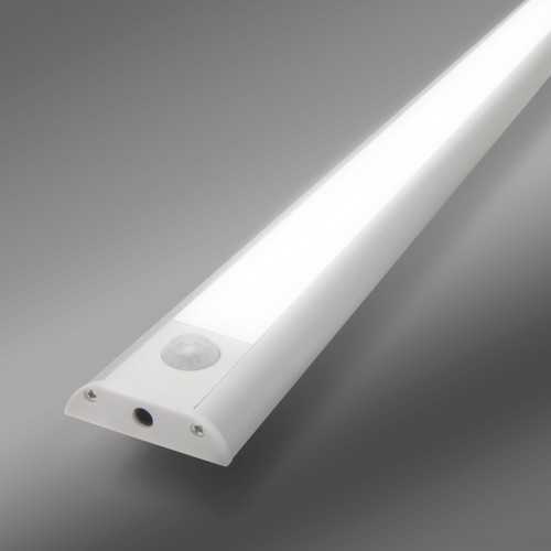 Lumina LED Ultraslim cu senzor de miscare PIR 9W 4000K 675lm 600x40x15mm Phenom