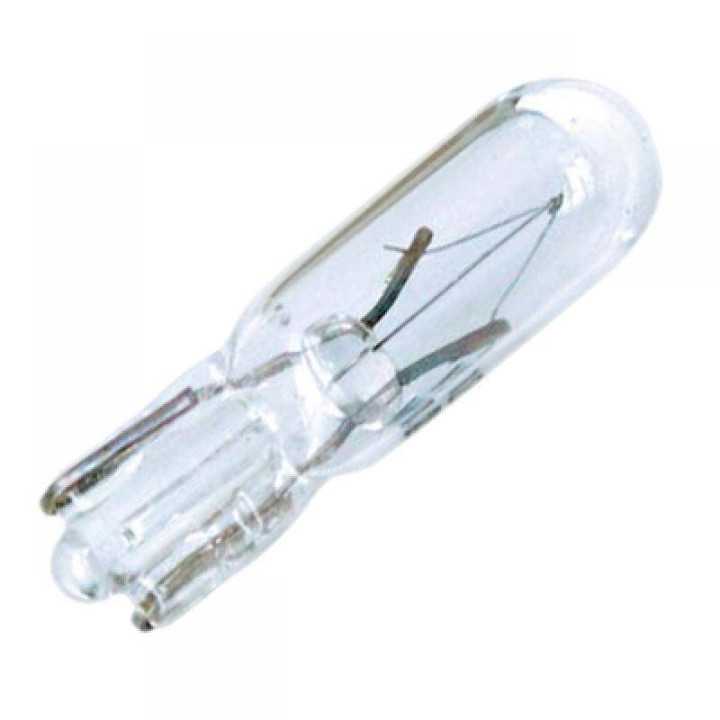 Bec auto 12V 1.2W alb clar incandescent W1.2W REBEL
