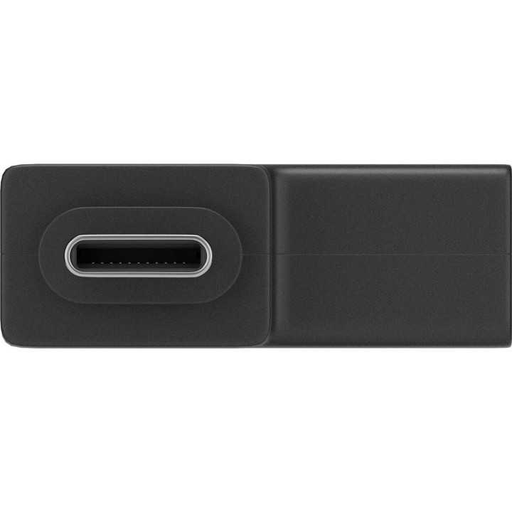 Adaptor USB 3.0 A mama la micro USB tata +USB Type C tata negru Goobay