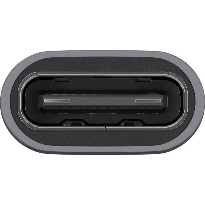 Adaptor USB Type C mama la micro USB 2.0 Tip B tata gri Goobay