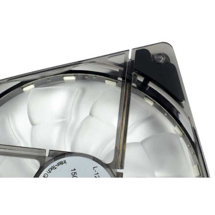 Ventilator Inter-Tech L-12025 Aura 120mm 1500RPM RGB