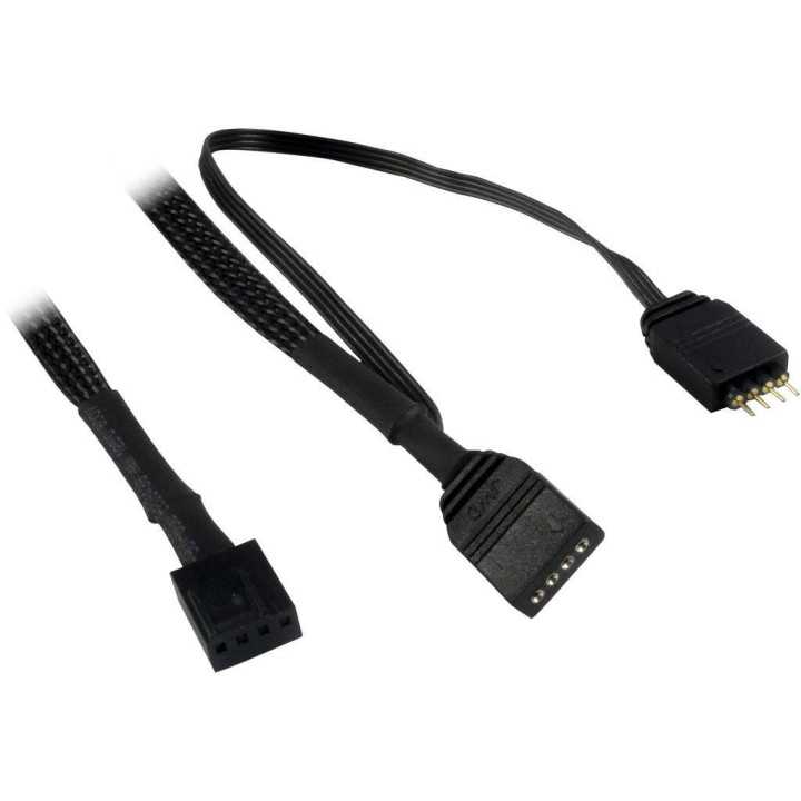 Ventilator Inter-Tech L-12025 Aura 120mm 1500RPM RGB