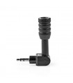 Microfon mini jack 3.5 mm negru Nedis