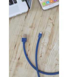 Cablu USB 2.0 - USB Type C 1.5m albastru Allocacoc