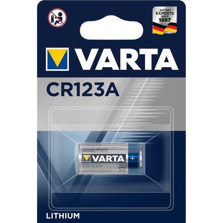Baterie CR123A Varta lithium 3V 1600mA