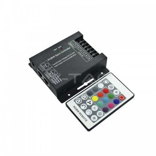 Controller Banda LED cu DIMMER 12V/24V RGB+W 288W V-TAC