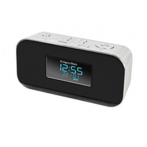 Radio cu ceas si alarma Bluetooth Intrare Aux-in USB Kruger&Matz