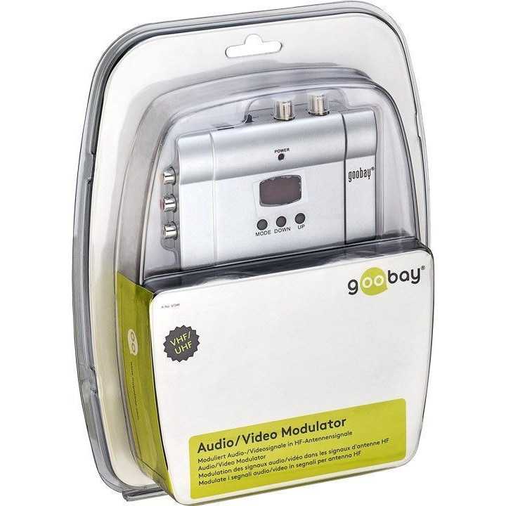 Modulator audio-video la semnal VHF/UHF Goobay