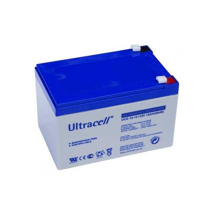 Acumulator 12V 12Ah plumb acid cu gel Ultracell 151.5x99.5x97mm