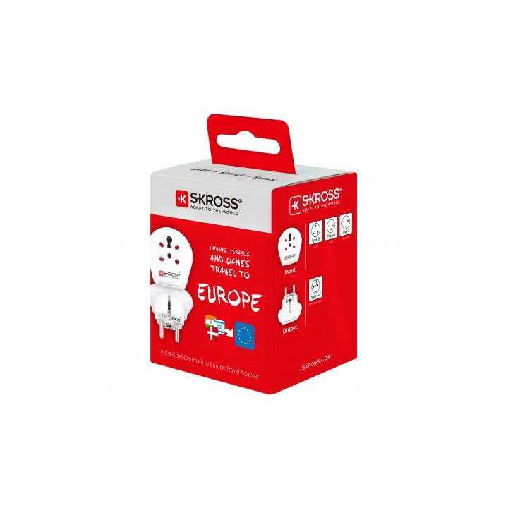 Adaptor priza Universal India Israel Danemarca - EU Skross