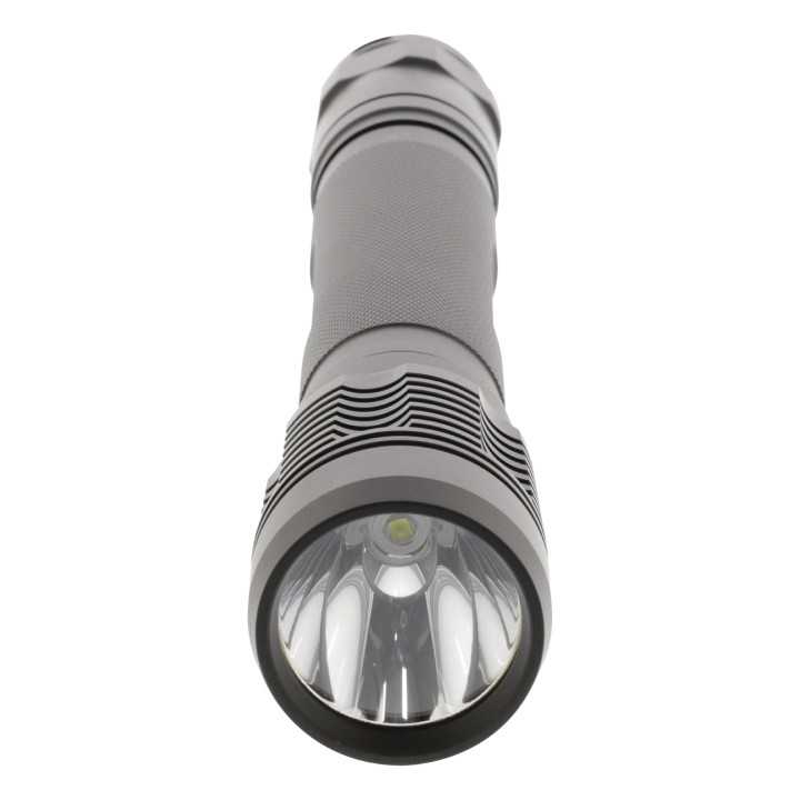 Lanterna cu carcasa din aluminiu neagra LED 10W Baterie tip C R14 Konig