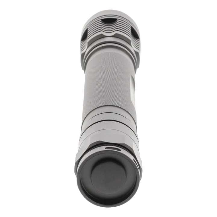 Lanterna cu carcasa din aluminiu neagra LED 10W Baterie tip C R14 Konig