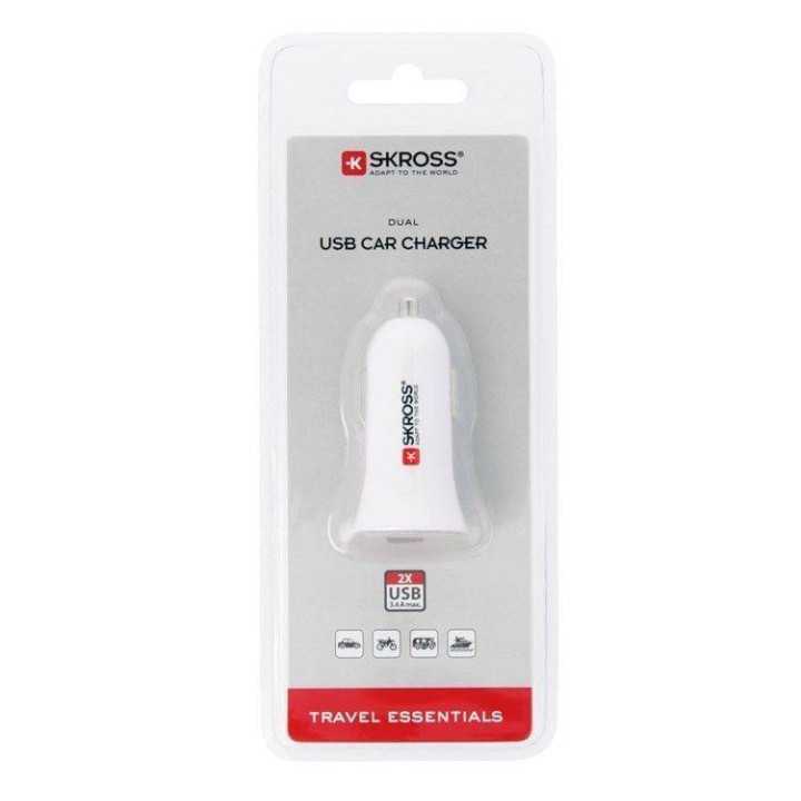 Alimentator bricheta auto USB 12-24V 3.4A Skross