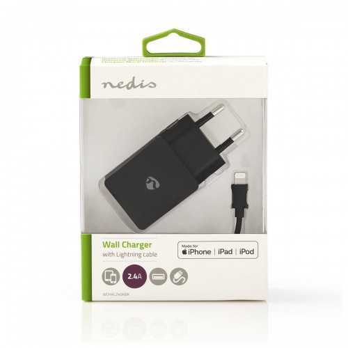 Alimentator 110-240V - USB x1 iesire 2.4A negru cablu Lighting inclus certificat MFi NEDIS