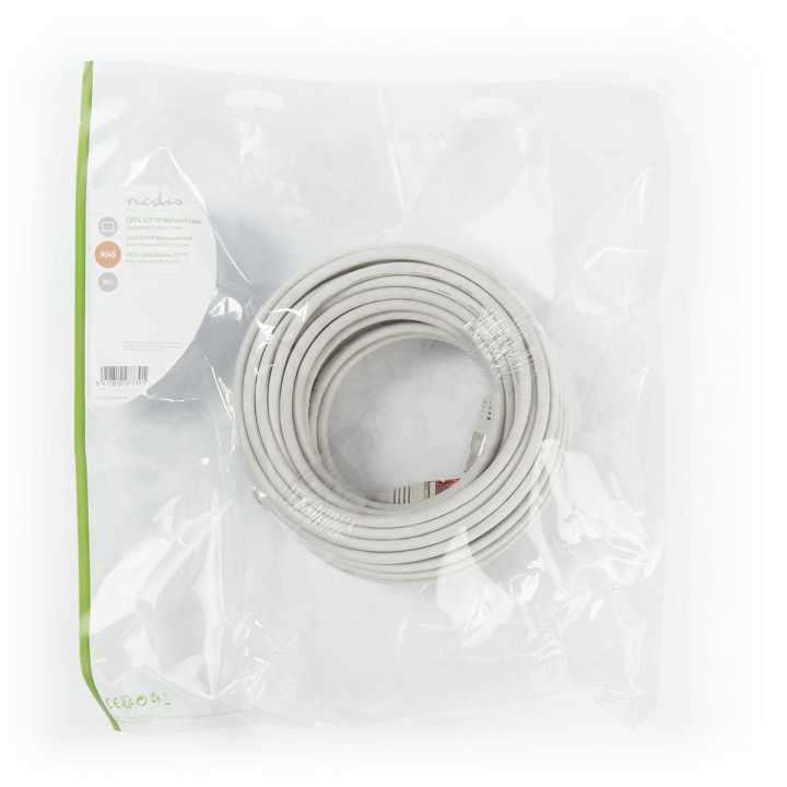 Cablu SFTP CAT6 RJ45 tata - RJ45 tata 15m gri Nedis