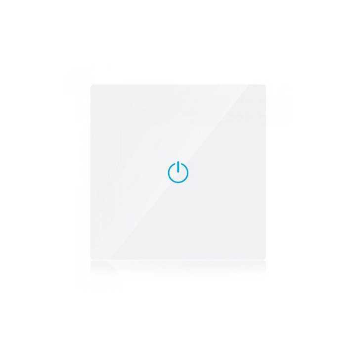 Intrerupator Smart SIMPLU din sticla cu Touch alb V-TAC