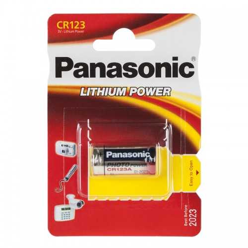 Baterie CR123 PANASONIC 1buc blister