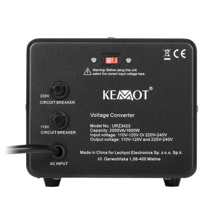Convertor tensiune 230V - 110V 1600W 2000VA KEMOT