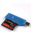 Card reader USB 2.0 CF I CF II Ultra II CF Extreme CF Extreme III CF/MD SSK SCRS028