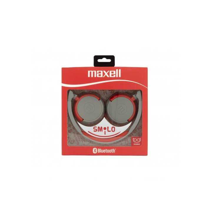 Casti bluetooth Smilo rosii Maxell