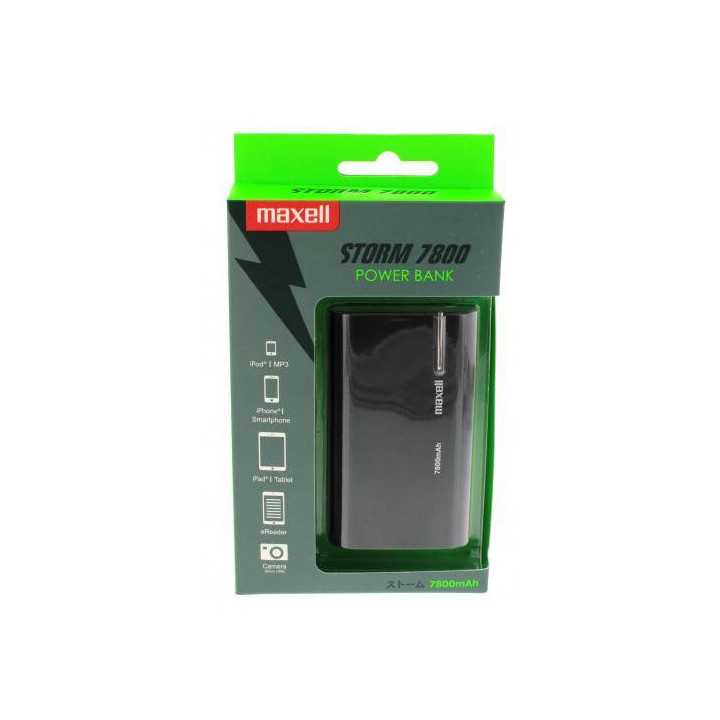 Acumulator extern PowerBank 7800mAh negru Maxell