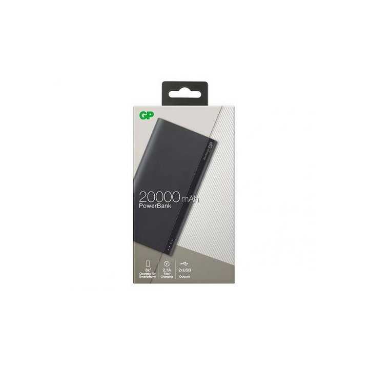 Acumulator extern PowerBank 20000mAh gri GP B20A