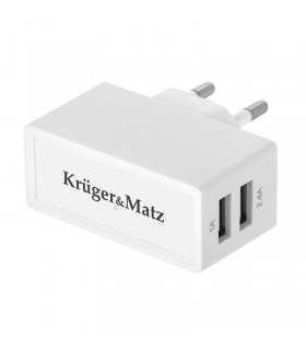 Incarcator retea dual USB 2.4A Kruger&Matz