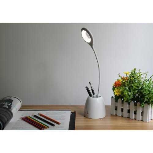 Lampa de birou LED Well cu suport de pixuri