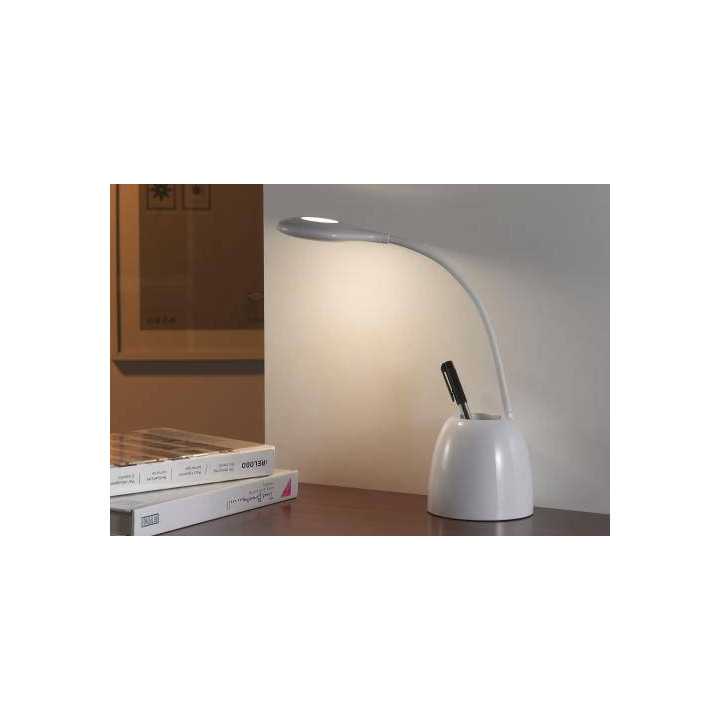 Lampa de birou LED Well cu suport de pixuri