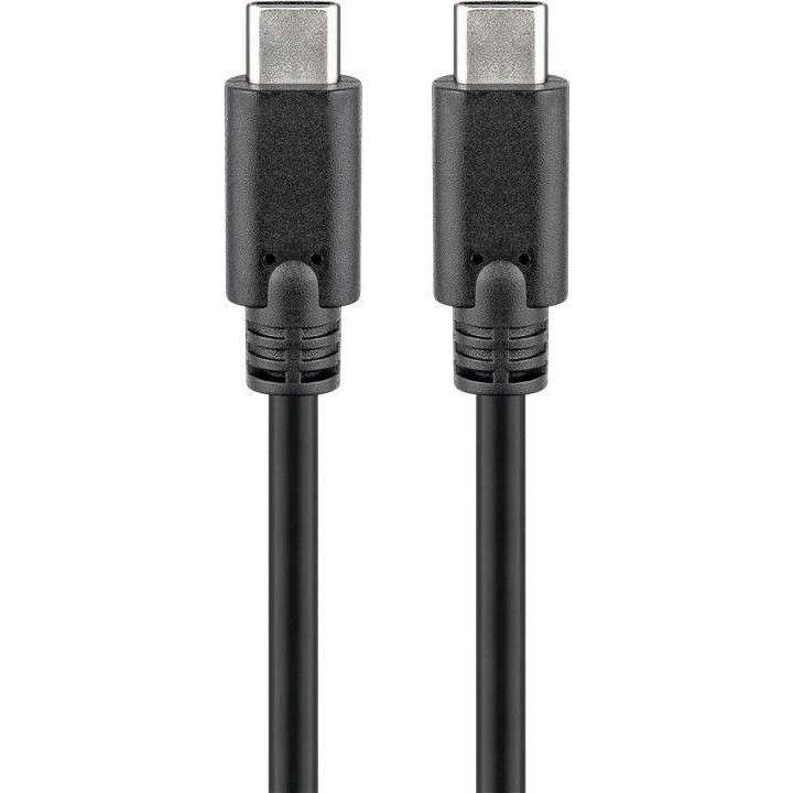 Cablu USB Type C Generatia 1 tata-tata 1.5m negru GOOBAY