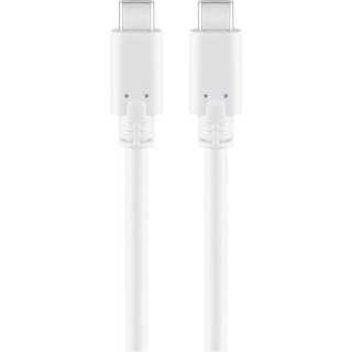 Cablu USB Type C Generatia 1 tata-tata 1m alb GOOBAY
