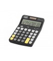 Calculator de birou EC 3775 12 digit baterie +solar negru Trevi